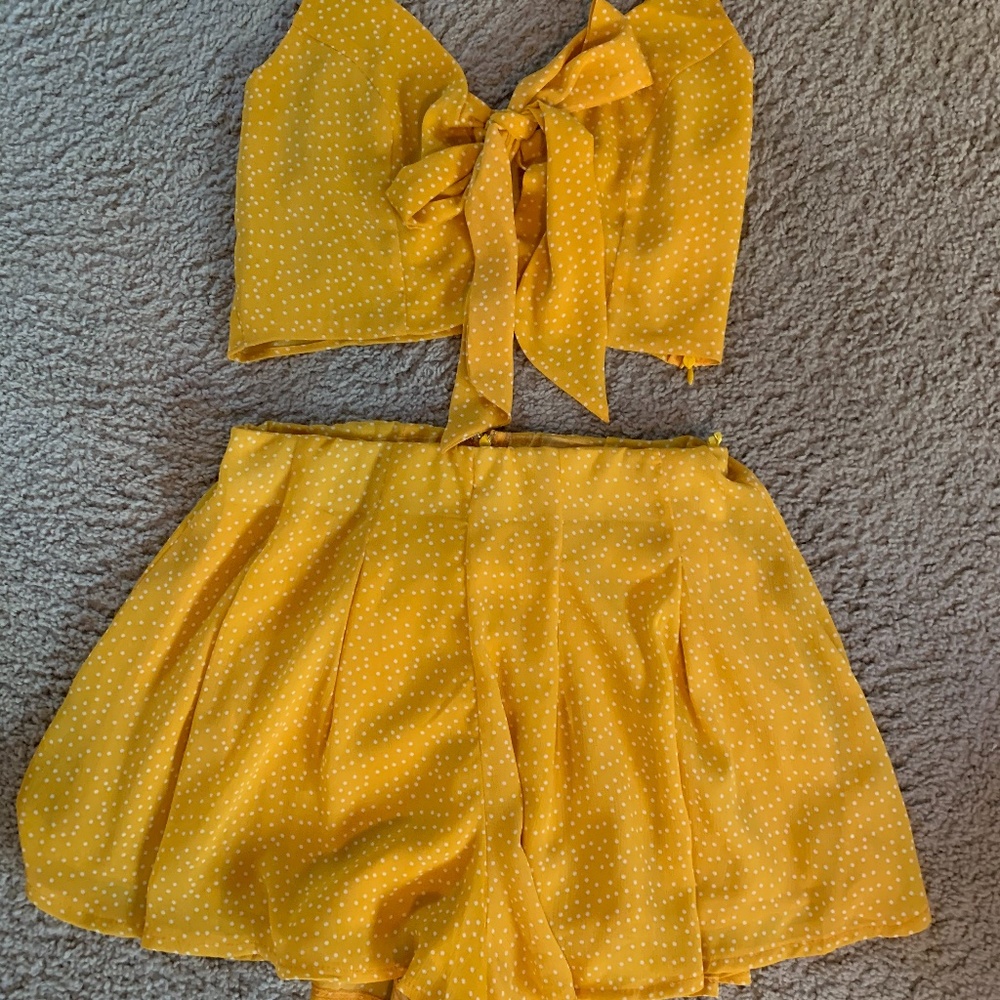 Two Piece Romper Set